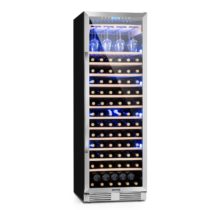 Klarstein Vinovilla Grande, veľkoobjemová vinotéka, chladnička, 425l, 165 fl., 3-farebné LED osvetle...