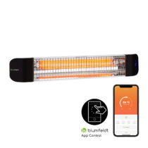 Blumfeldt Smartwave, infračervený ohrievač, karbónová trubica, 2400 W, WiFi, aplikácia, biely