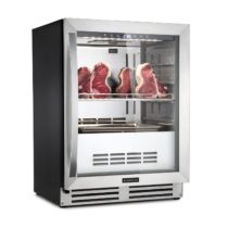 Klarstein Steakhouse Pro, chladnička na zrenie mäsa, 1 zóna, 98 l, 1 – 25 °C, dotyková, ušľachtilá o...