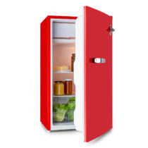 Klarstein Beercracker 91L, chladnička, energetická trieda A+, mraziaci box, otvárač na fľaše, červen...