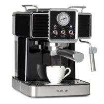 Klarstein Gusto Classico, espresso kávovar, 1050W, 15 bar, 1,5l, dotykový ovládací panel, nerez